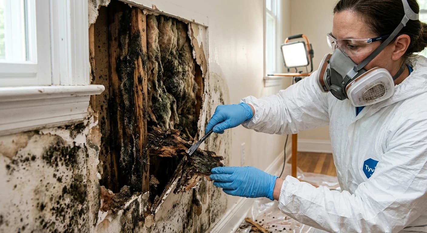 Professional mold removal work - What structural damages can occur?